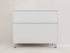 Style Line Тумба под раковину Лима 100 Plus эмаль белая матовая – фотография-2